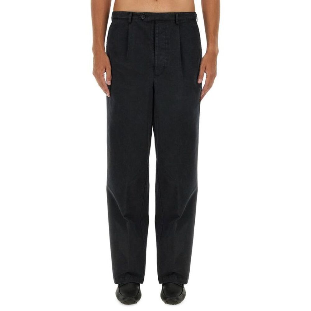 BALLY Pleated Trousers Men BLACK Pants